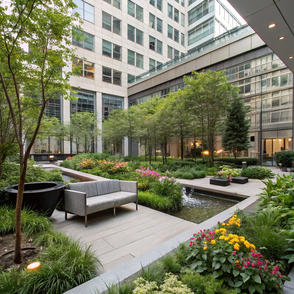 Modern Office Garden Design