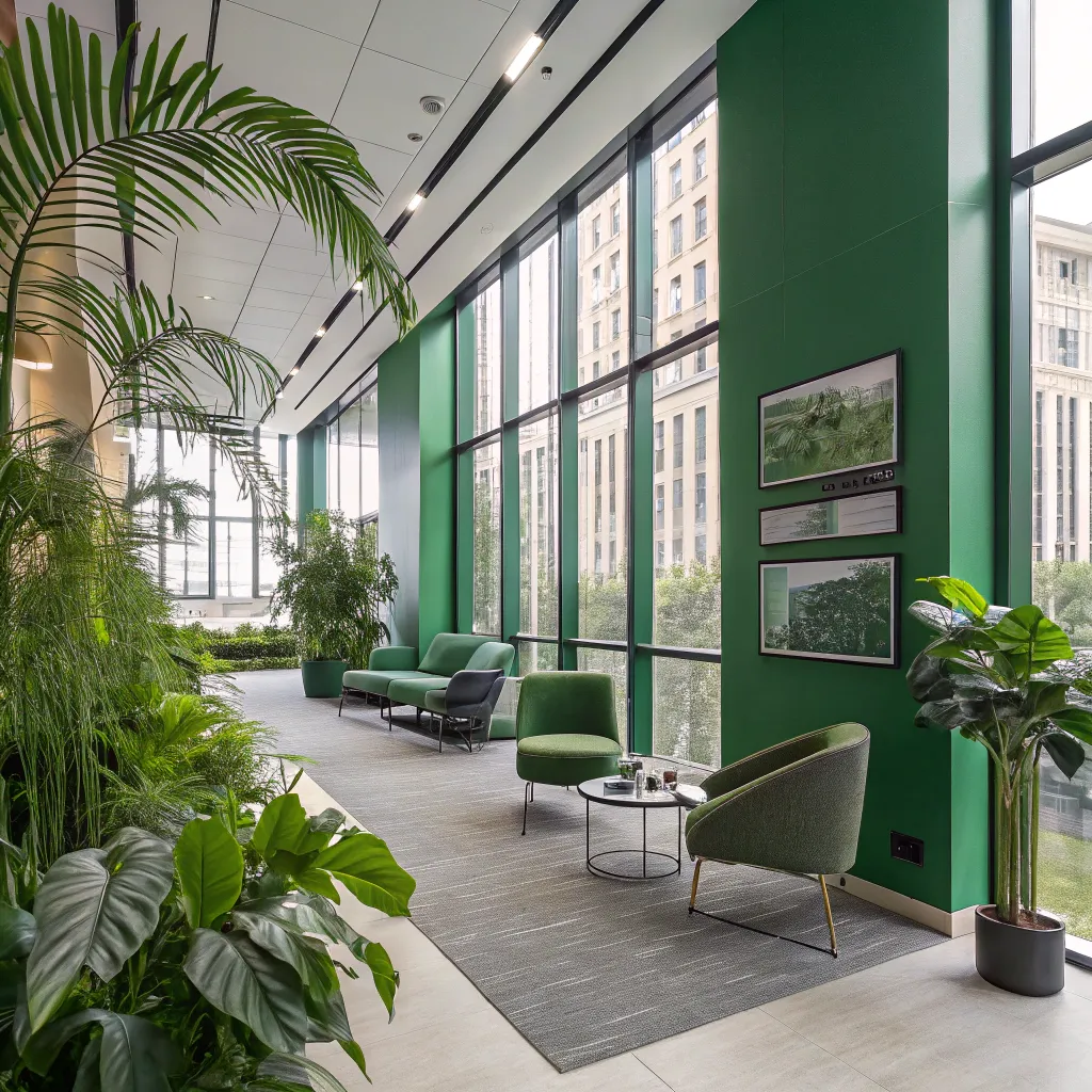 Corporate Green Interior