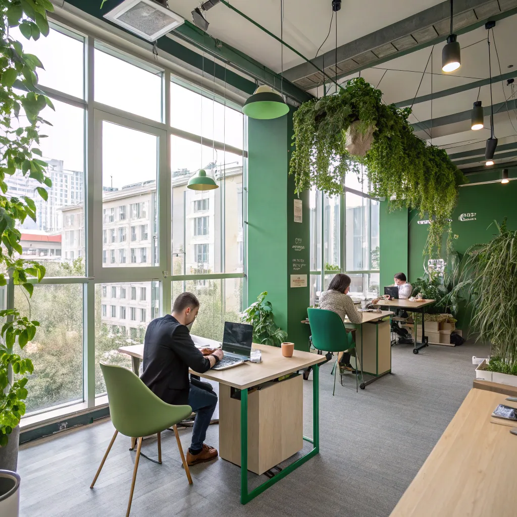 Creating a green office zone